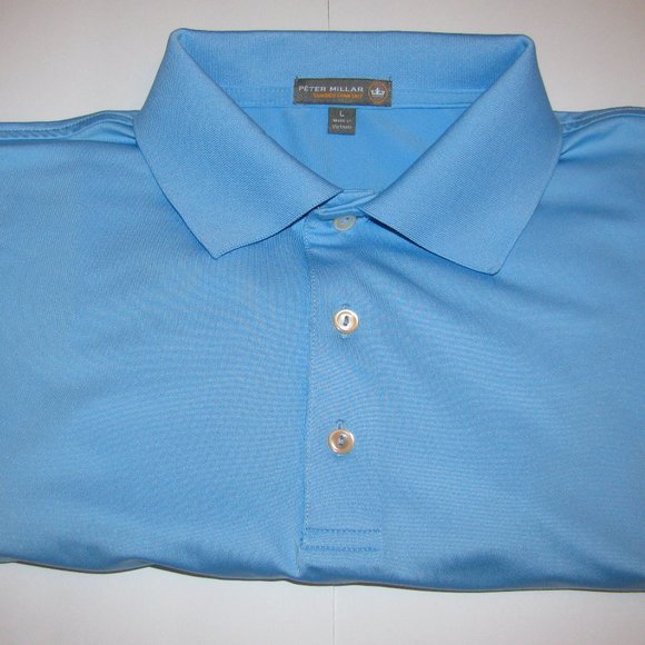 Peter Millar Summer Comfort Mens SS Golf Polo L - Picture 7 of 7